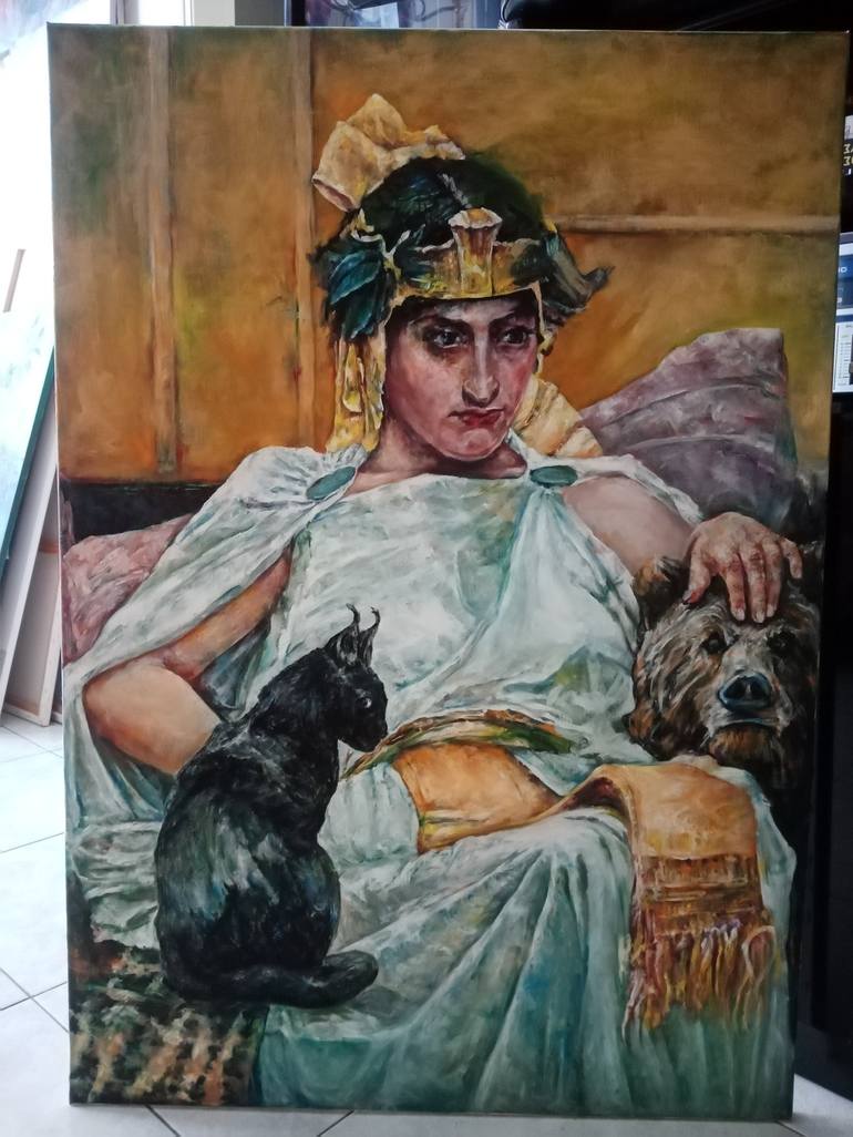 Original Realism People Paintings by Elvira Nalbat