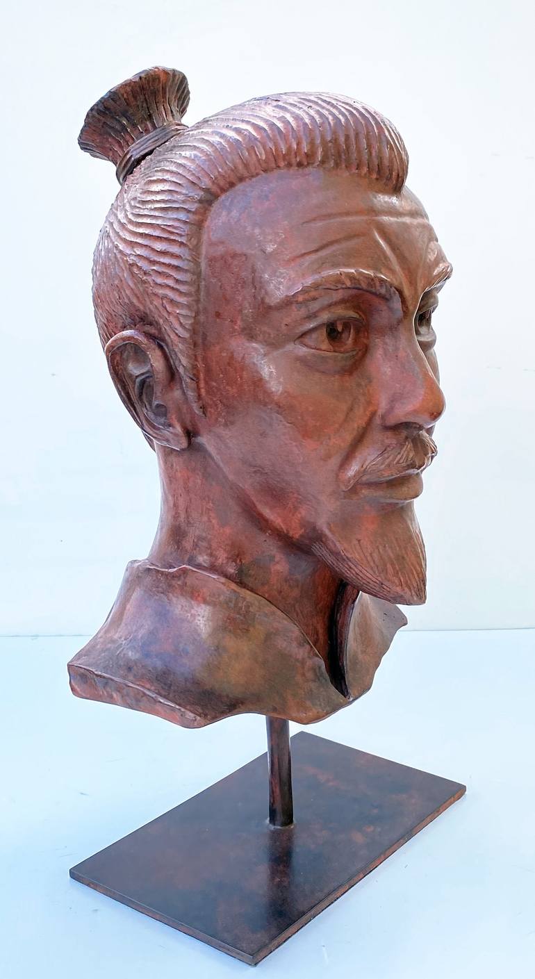 Original Portrait Sculpture by Marcos DE OLIVEIRA SOUSA