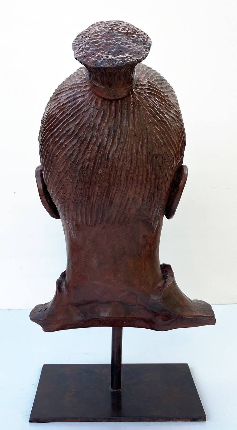 Original Portrait Sculpture by Marcos DE OLIVEIRA SOUSA