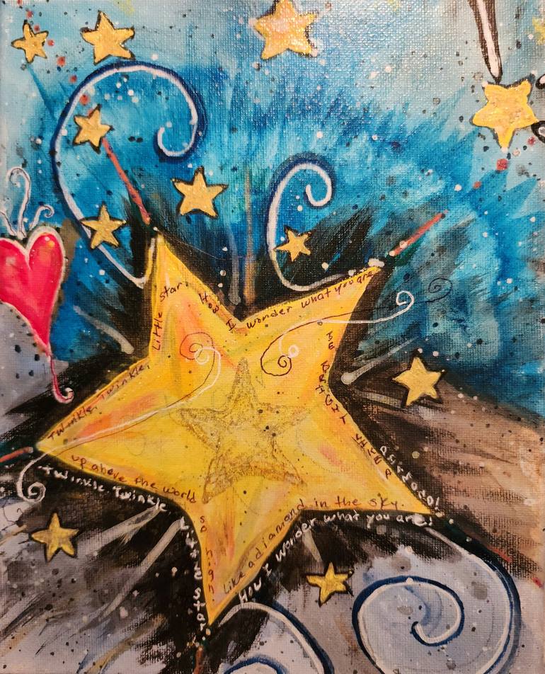 Star Painting by Paula Marie Leslie Saatchi Art