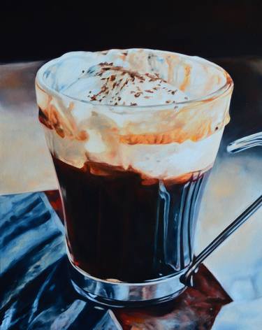 Original Realism Food & Drink Paintings by Istvan Cene gal