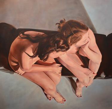 Original Realism Nude Paintings by Istvan Cene gal