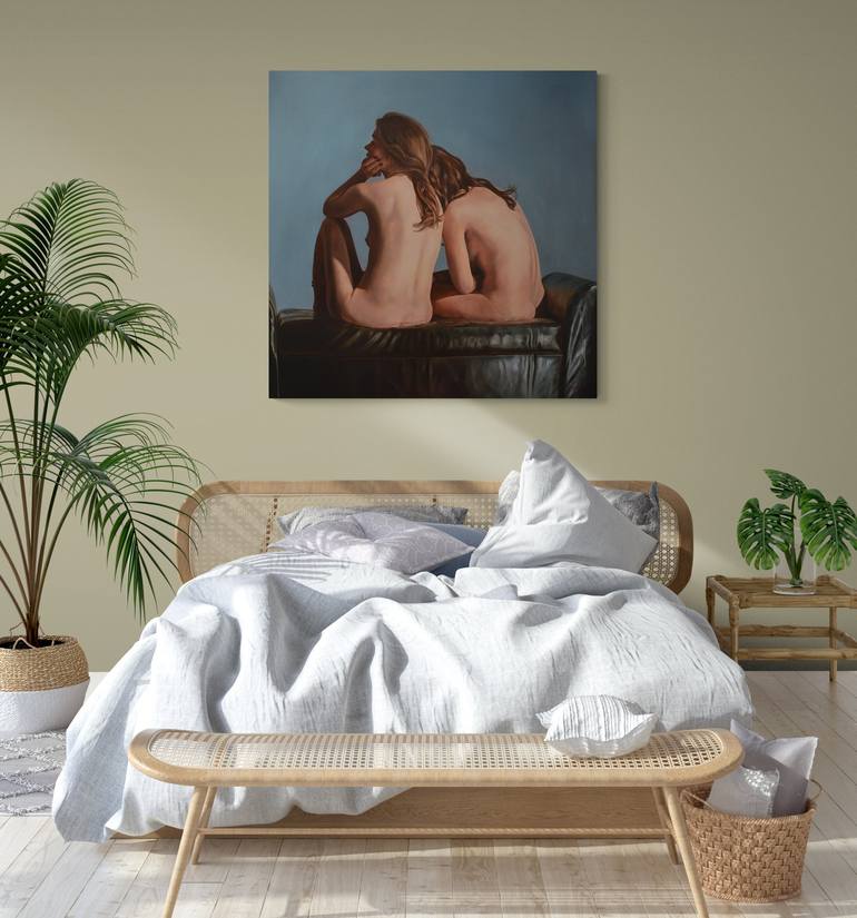 Original Nude Painting by Istvan Cene gal