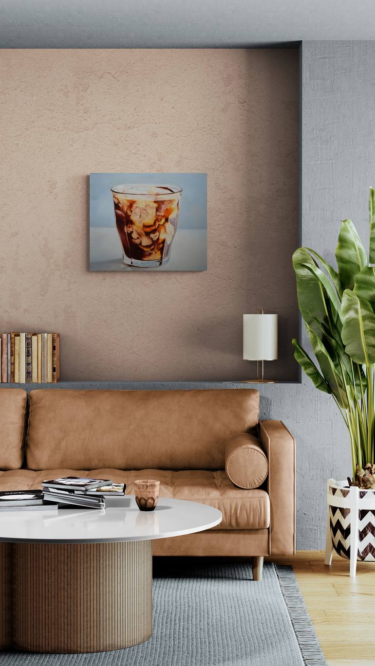 Original Modernism Food & Drink Painting by Istvan Cene Gal