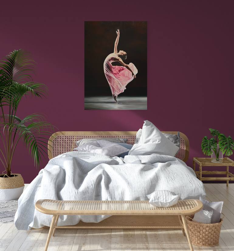 Original Figurative Women Painting by Istvan Cene Gal