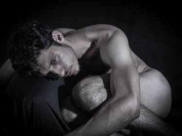 The night of the helpless man. Male nude. thumb