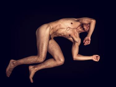 Genesis of a man. Interpretation of male nude. thumb