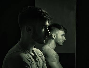 Reflection. A double male portrait. thumb