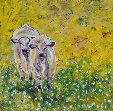 Original Impressionism Animal Paintings by Natalia Antonova