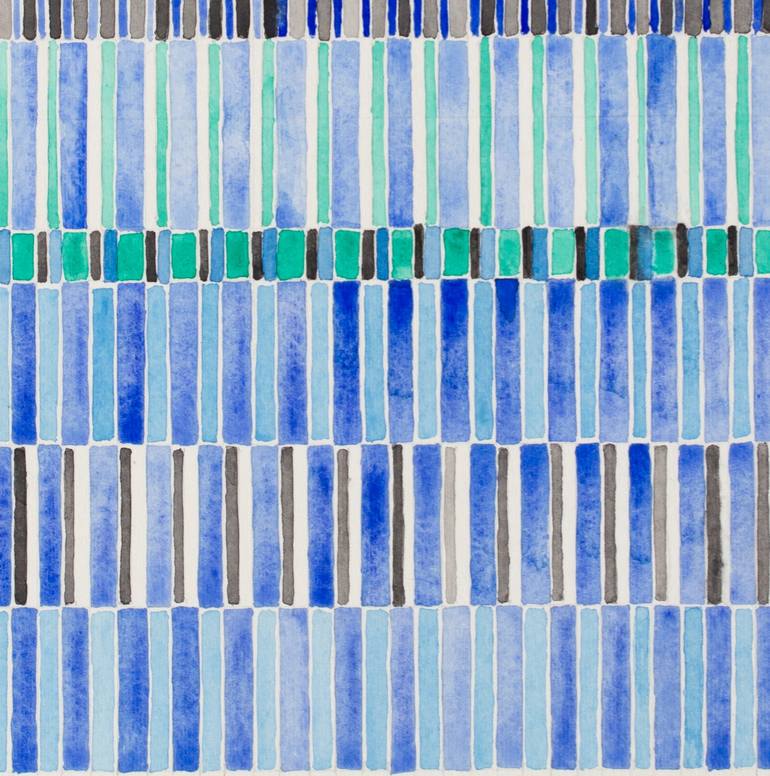 Original Contemporary Patterns Painting by Maureen Nollette