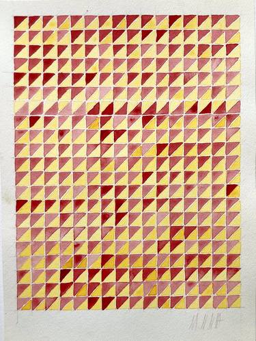 Original Abstract Geometric Paintings by Maureen Nollette