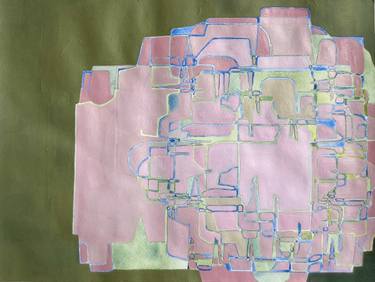 Original Contemporary Abstract Painting by Maureen Nollette