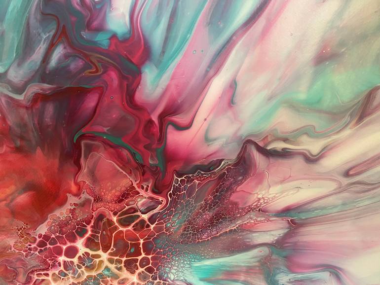 Original Contemporary Abstract Painting by Yuliia Lemeshenko