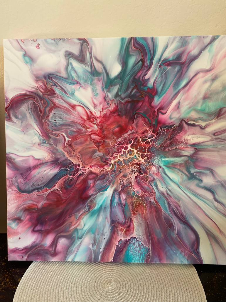 Original Contemporary Abstract Painting by Yuliia Lemeshenko