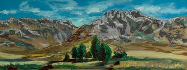 Original Landscape Painting by RAMAZAN DEMİRCİ