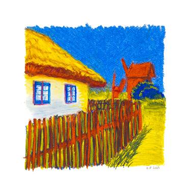 Print of Expressionism Rural life Drawings by Katherine Pieniazek