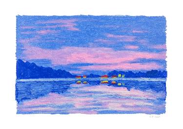 Original Fauvism Water Drawings by Katherine Pieniazek