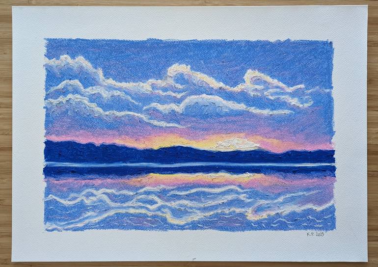 Original Fauvism Water Drawing by Katherine Pieniazek