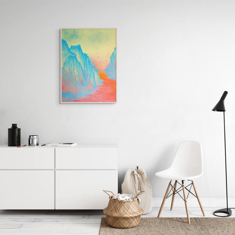Original Fauvism Landscape Painting by Katherine Pieniazek