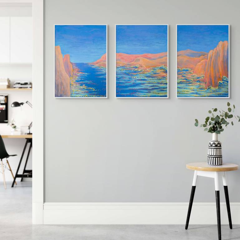 Original Fauvism Landscape Painting by Katherine Pieniazek