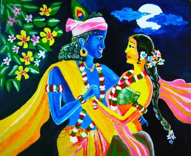 Original Abstract Classical mythology Paintings by KISHORE BISHOI