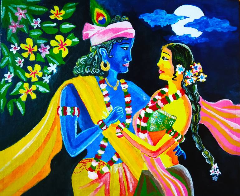 Print of Abstract Classical mythology Paintings by Kishore Bishoi
