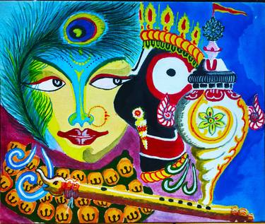 Original Fine Art Classical mythology Paintings by KISHORE BISHOI