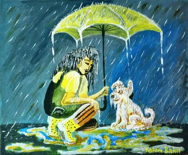 Original Love Paintings by KISHORE BISHOI