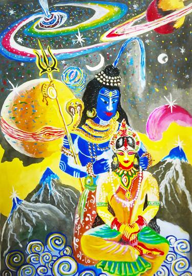 Original Abstract Expressionism Love Paintings by Kishore Bishoi