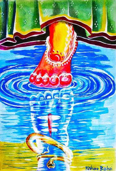 Original Abstract Expressionism Love Paintings by Kishore Bishoi