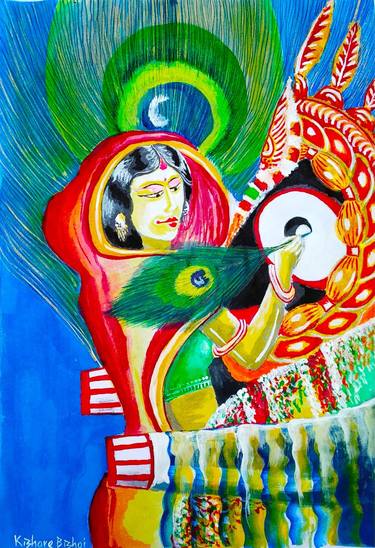 Original Abstract Expressionism Pop Culture/Celebrity Paintings by Kishore Bishoi