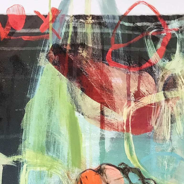 Original Street Art Nature Mixed Media by Line Marsdal