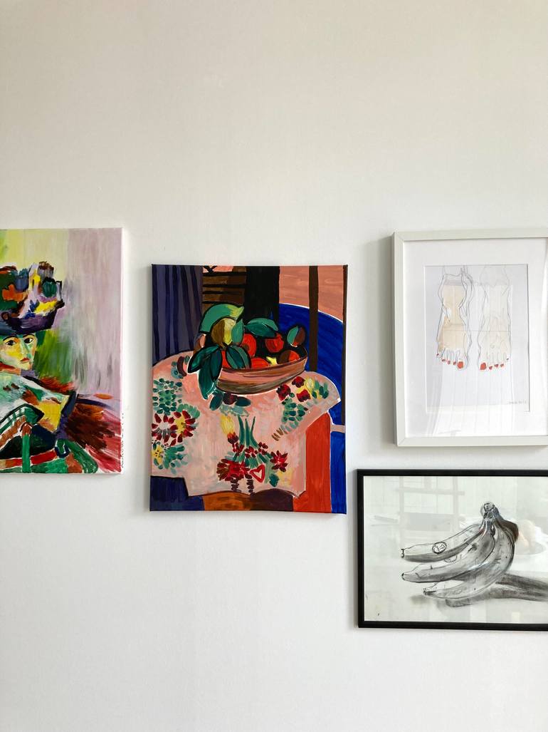 Original Abstract Home Painting by Annelotte Vos