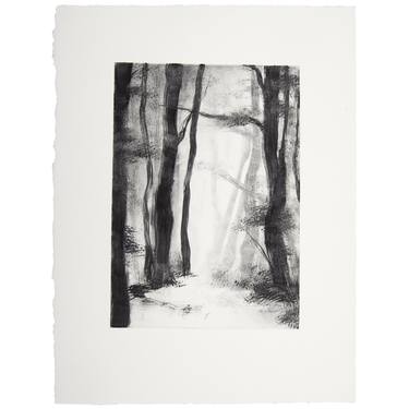 Original Expressionism Tree Printmaking by Chloe Barnes