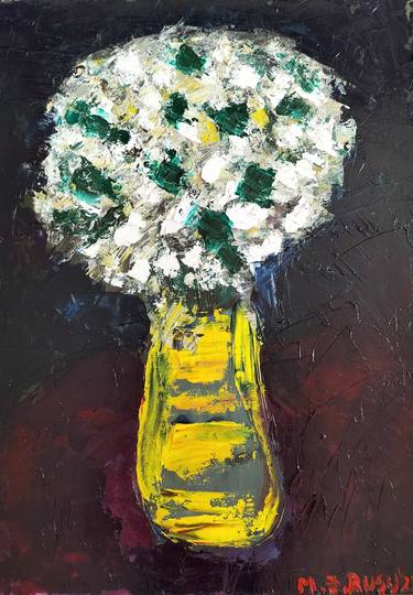 Original Expressionism Floral Paintings by Marina Zancu