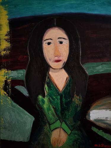 Original Expressionism Women Paintings by Marina Zancu