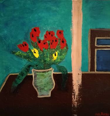 Original Expressionism Floral Paintings by Marina Zancu