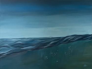 Print of Abstract Seascape Paintings by Olga Gorokhova