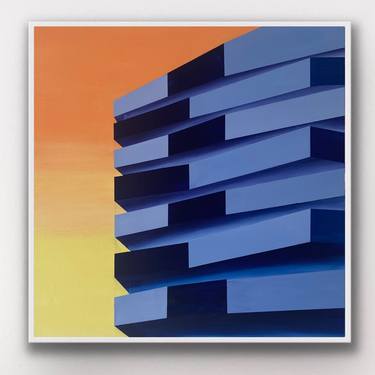 Print of Abstract Architecture Paintings by Olga Gorokhova