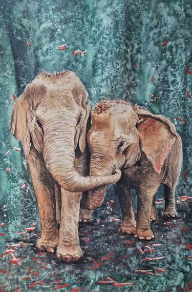 Original Animal Paintings by ZINAIDA ISSAYEVA