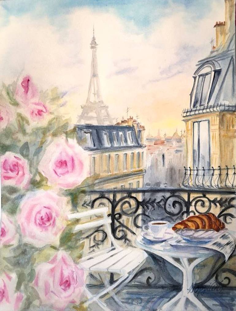 Print of Contemporary Architecture Paintings by Oksana Gordijko