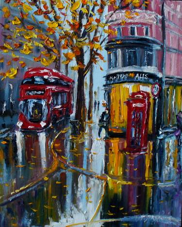 Original Impressionism Cities Paintings by Oksana Gordijko