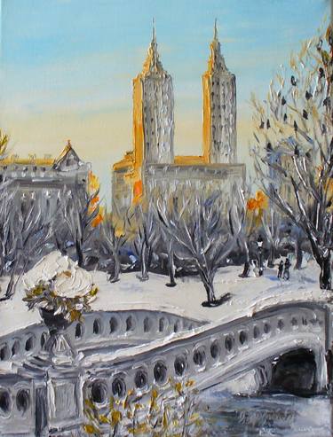 Original Fine Art Cities Paintings by Oksana Gordijko