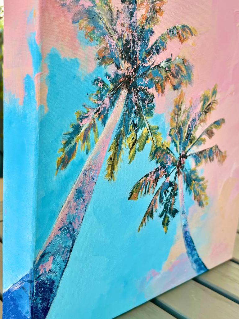 Original Minimalism Beach Painting by Florence Autelin