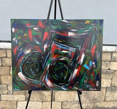 Original Abstract Painting by Andy Trautwein