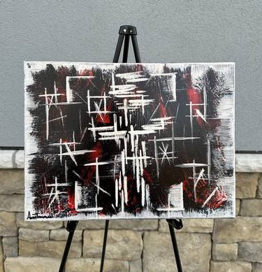 Original Abstract Expressionism Abstract Paintings by Andy Trautwein
