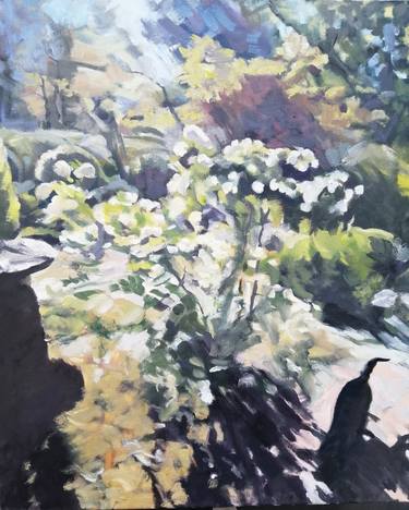 Original Fine Art Garden Paintings by christopher McClure