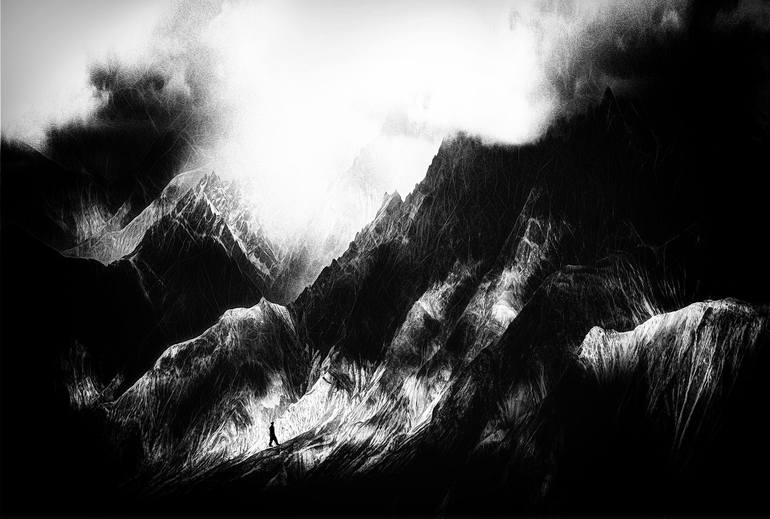 Original Black & White Abstract Photography by Madhur Dhingra
