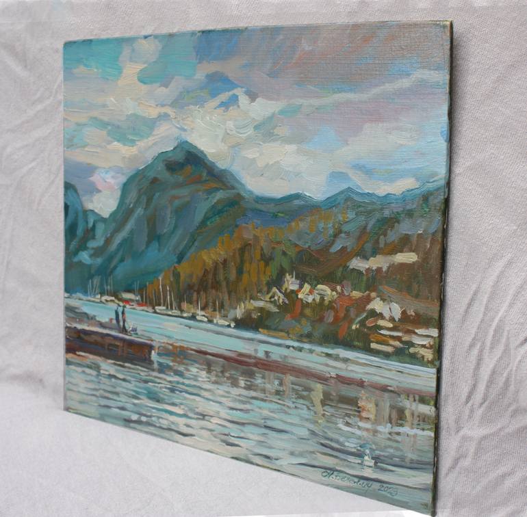 Original Impressionism Landscape Painting by Andrey Belevich