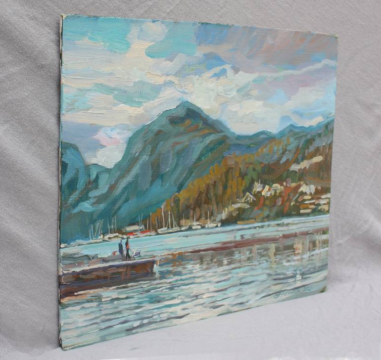 Original Impressionism Landscape Painting by Andrey Belevich